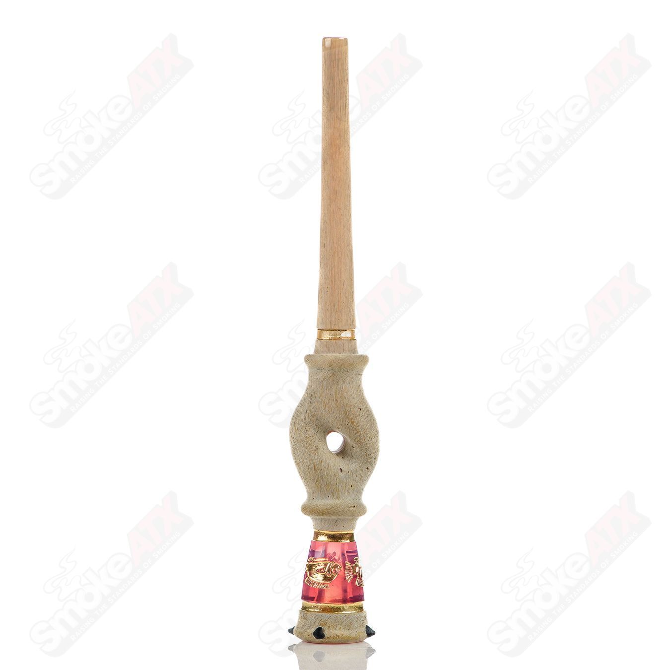 Quellazair Joint Holder (Fish) Green T Glass - Smoke ATX