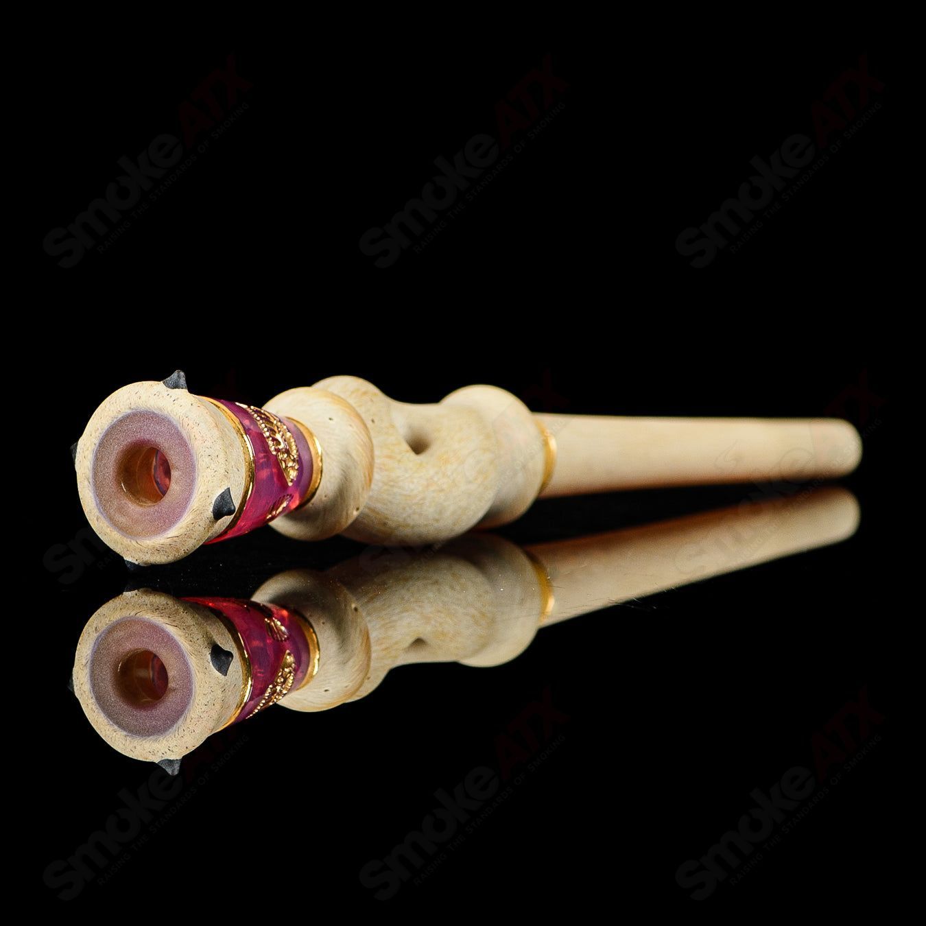 Quellazair Joint Holder (Fish) Green T Glass - Smoke ATX