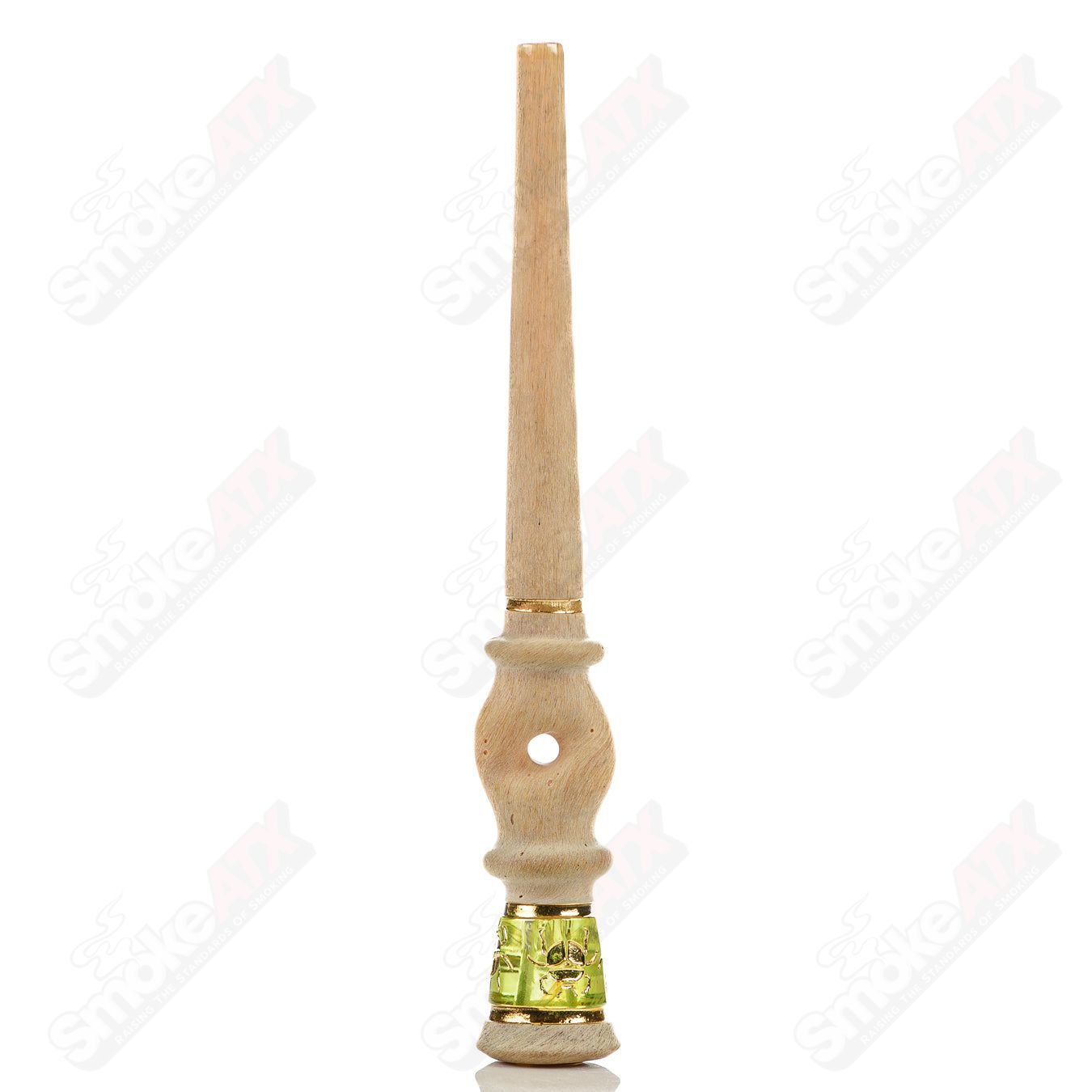 Quellazair Joint Holder (Scarab Beetle) Green T Glass - Smoke ATX