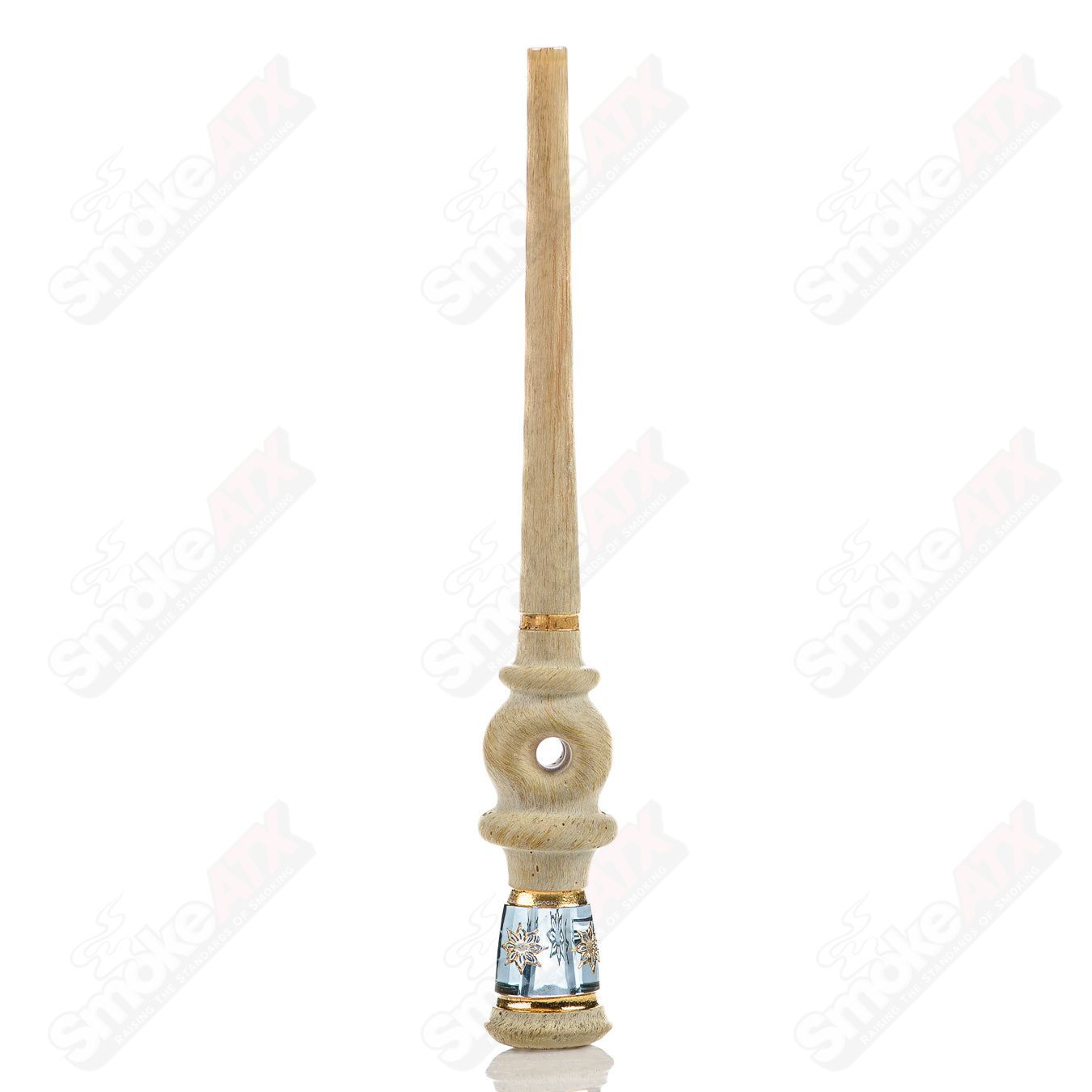 Quellazair Joint Holder (Solar Glyph) Green T Glass - Smoke ATX