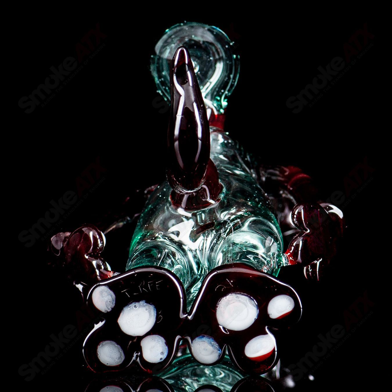 #2 Dog Rig Full Size Standing T-Tree  Glass - Smoke ATX 