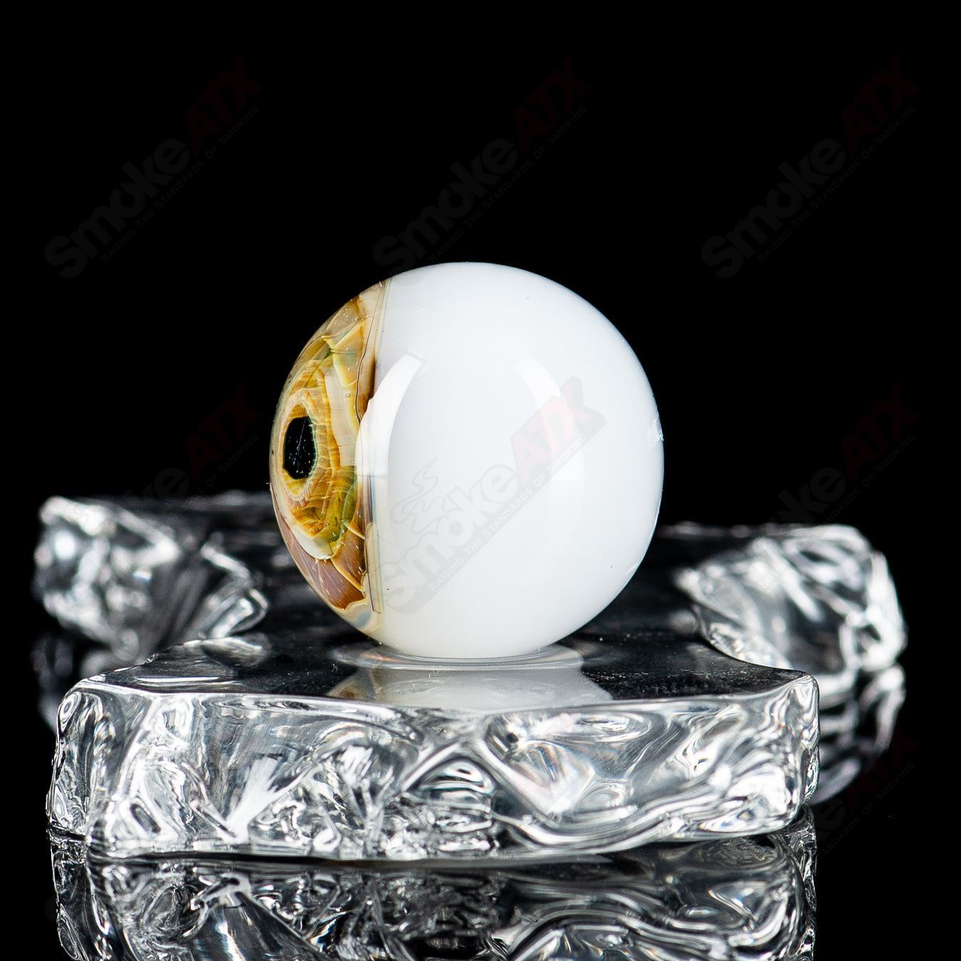 #2 Skull Eye Mili Top Mib Indo Glass - Smoke ATX 