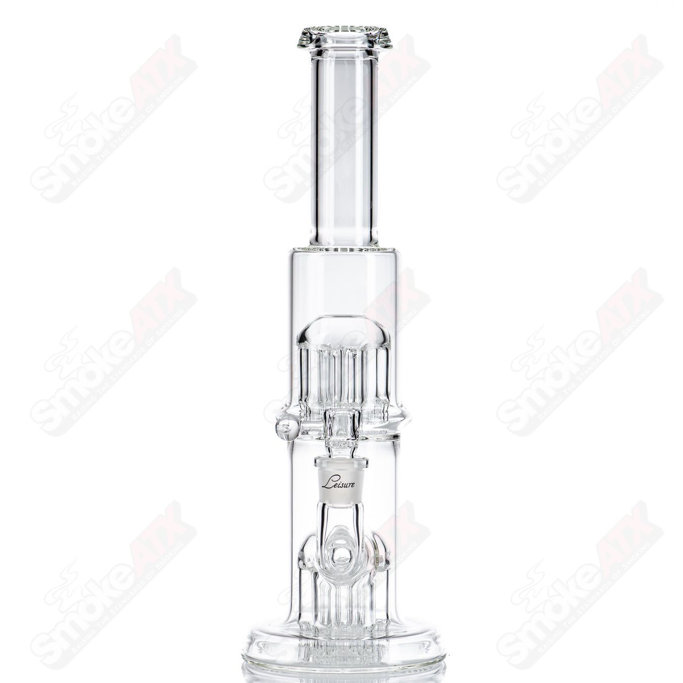 36/44 Flower Tube Leisure Glass - Smoke ATX 