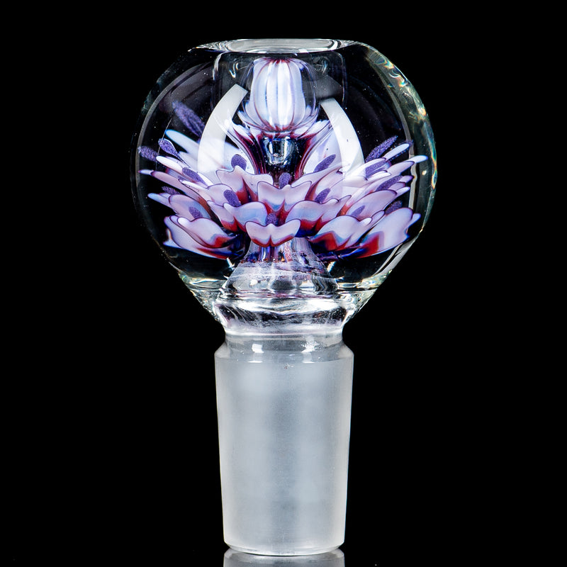 #1 18mm Flower Marble Bowl by Swan Glass