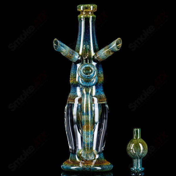 Fumed Apex Incycler (Signed 2021) RAM - Robert Mickelsen Glass - Smoke ATX