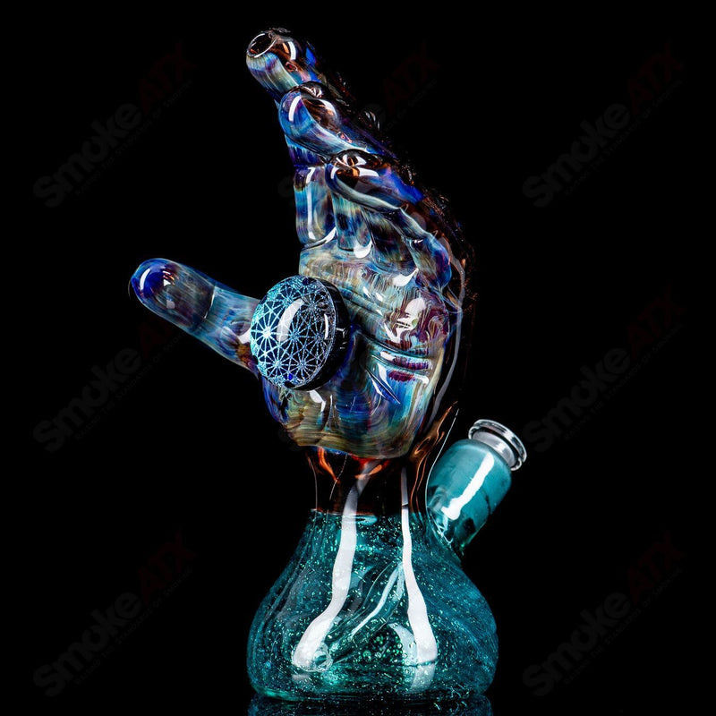 Hand w Dichro Cab Firefly Glass - Smoke ATX 