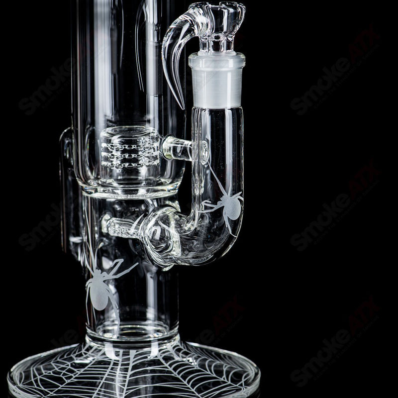 Cap Cycler DG Gline Clear w/ 38mm neck & Splashguard & Halloween pattern Sovereignty - Smoke ATX 