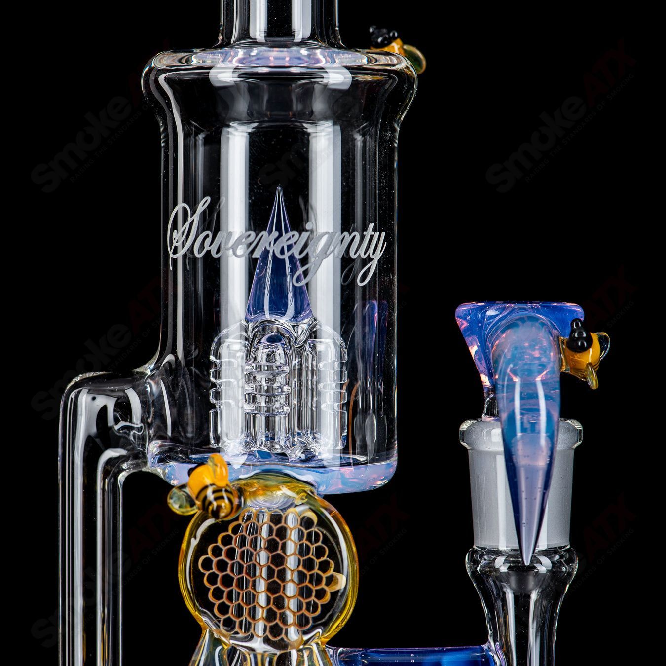 Mini Hornet w/ Neo Opal Accents by Sovereignty & Joe P - Smoke ATX 
