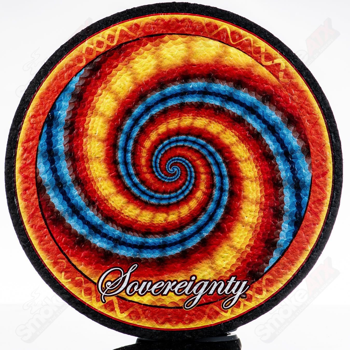 Red & Blue Spiral Mood Mat Circle LE/250 Sovereignty - Smoke ATX