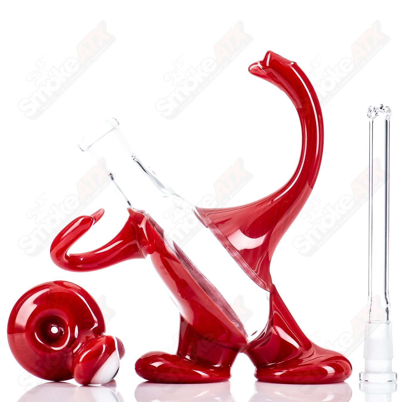 Red Jelly Head Rig by Down Neck Glass (2011) - Smoke ATX