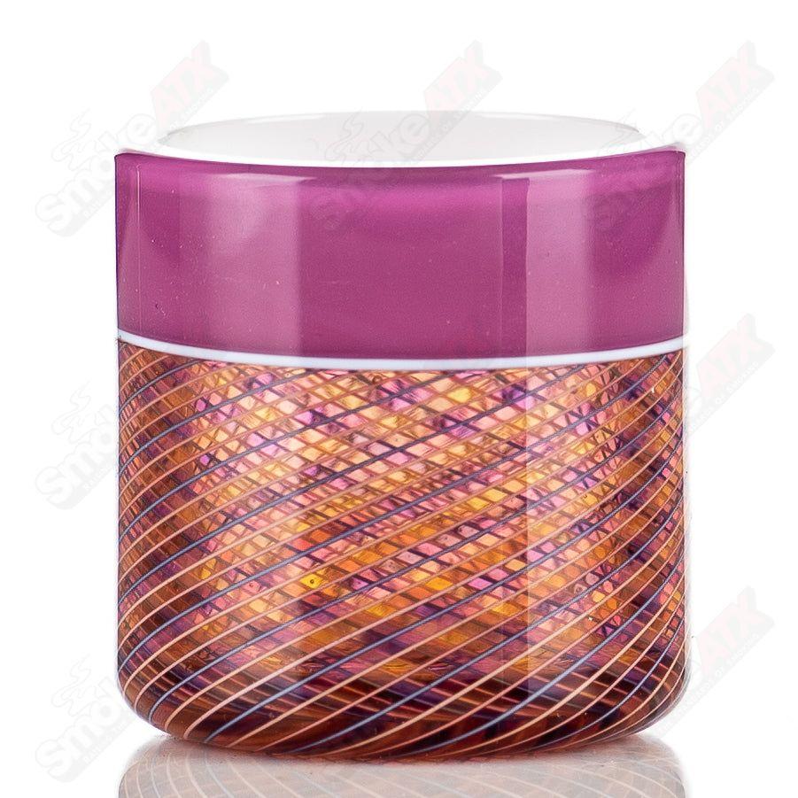 Reticello Glass Stash Jar Dosa - Smoke ATX