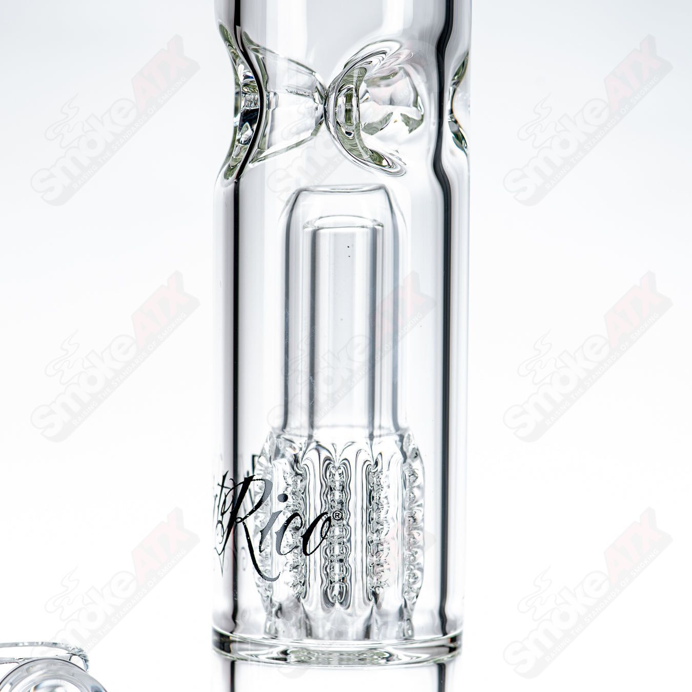 50mm Straight w/ Double Apocoline Perc Dirty Rico - Smoke ATX 