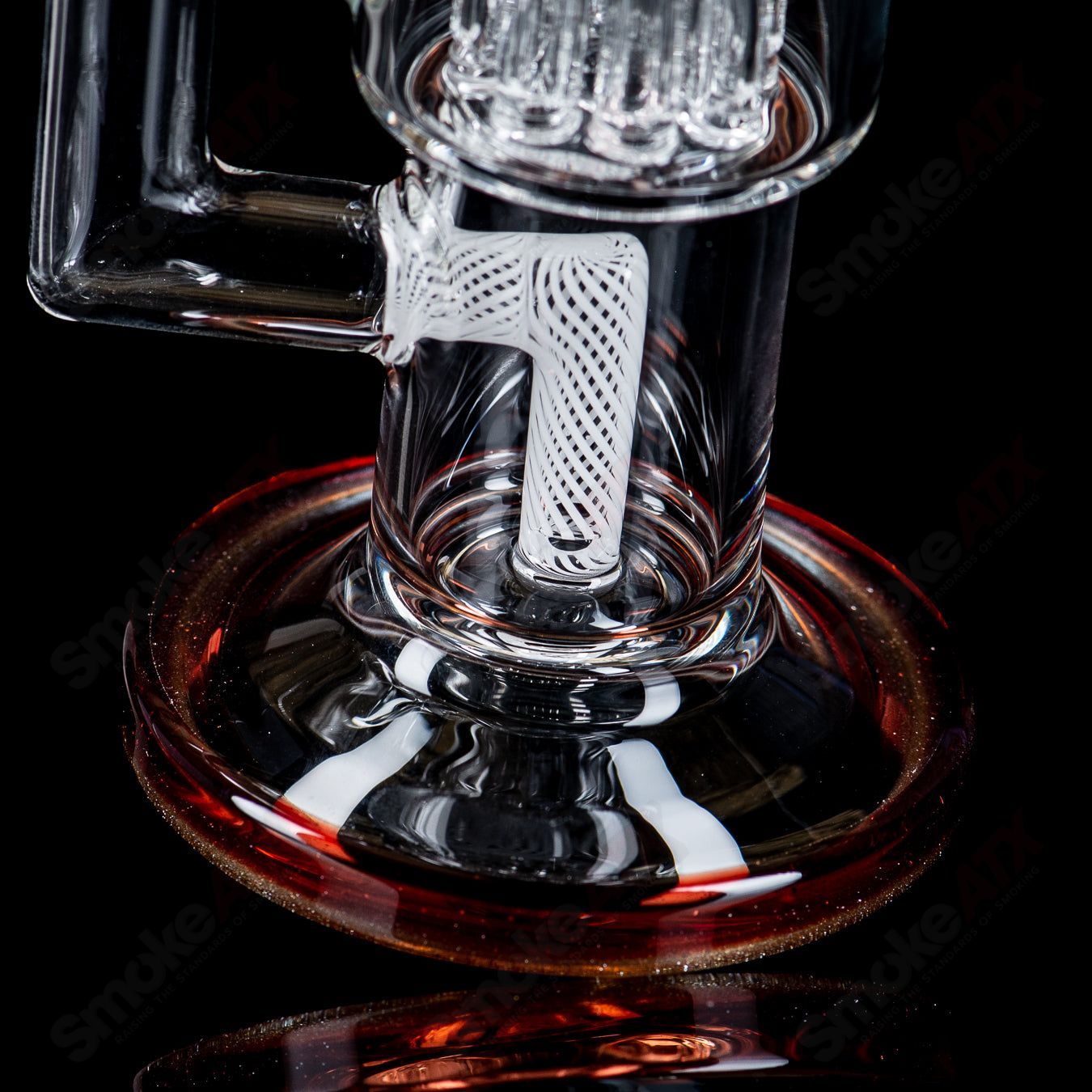 #2 10mm Double Macro with Color Caps by Toro Glass - Smoke ATX
