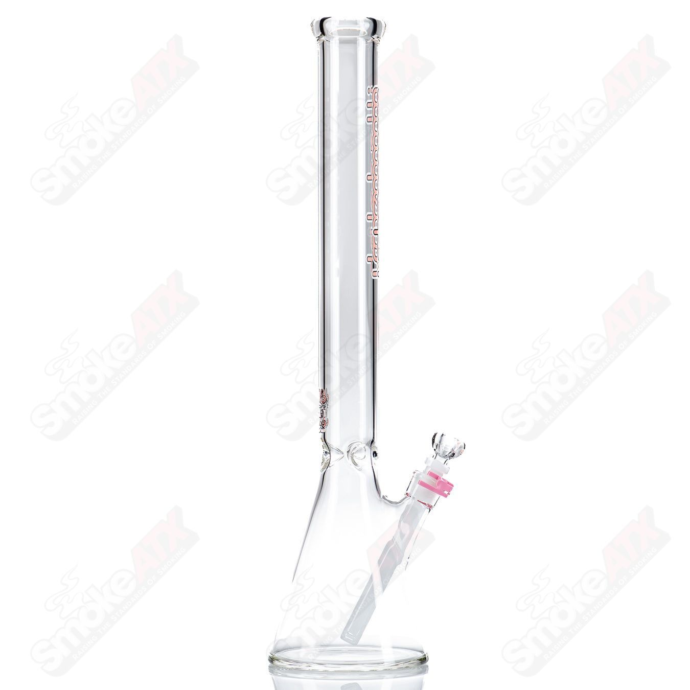 21" Tall Beaker (Pink) Illadelph - Smoke ATX 