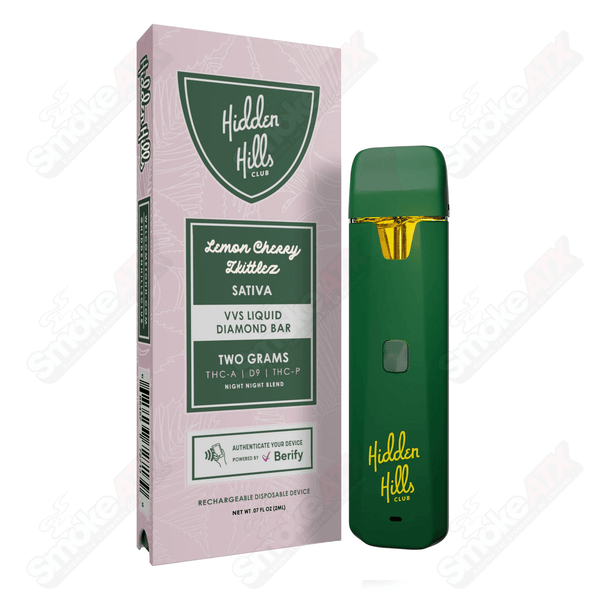 2g Limey Znow Conez (D8/THC-A/THC-P) Disposable Hidden Hills Club - Smoke ATX 