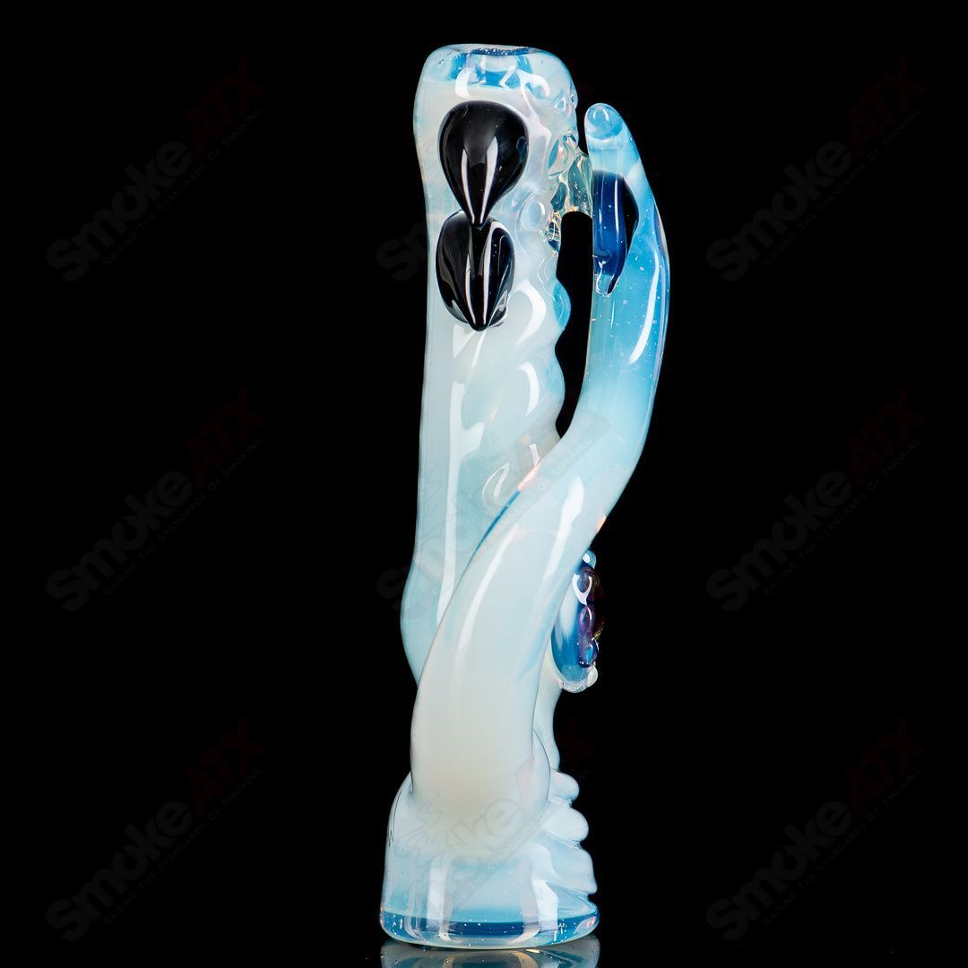 #3 Octopus Chillum by Mako Glass - Smoke ATX 