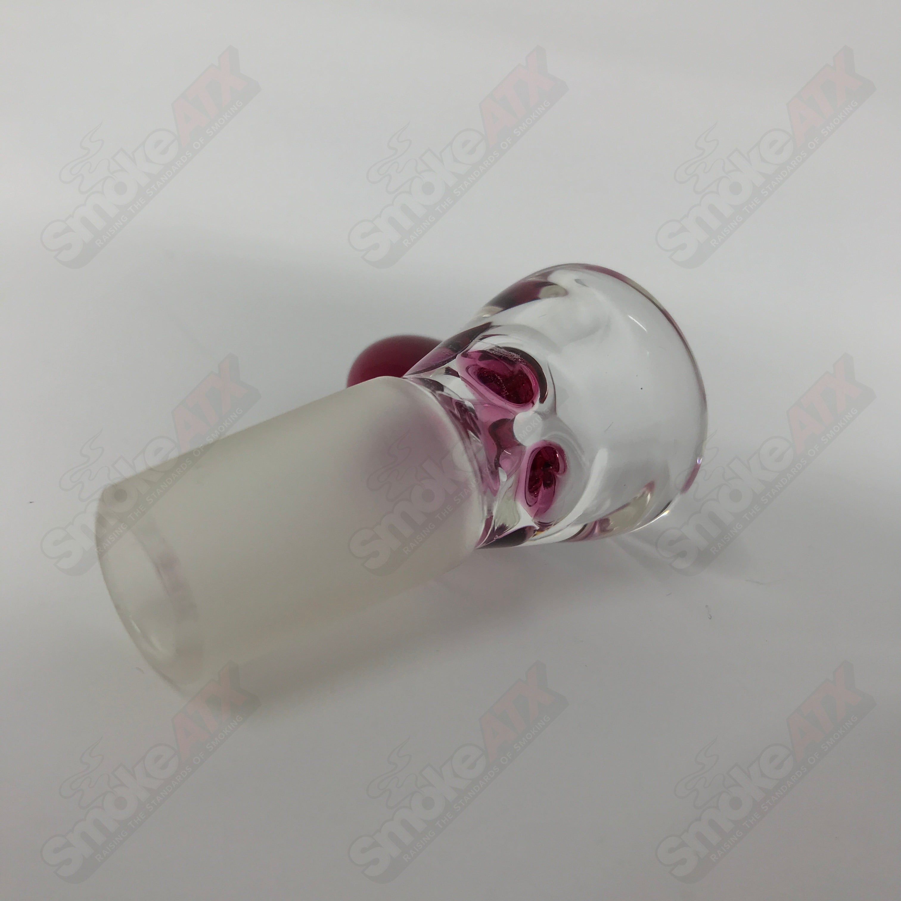 Black T Glass 18mm Partial Accent Slide #4 - Smoke ATX 