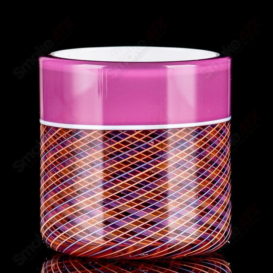Reticello Glass Stash Jar Dosa - Smoke ATX