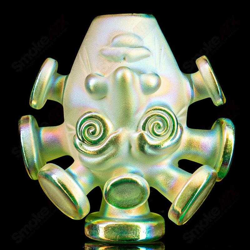 Sunset Slyme W/ Dichroic Spray Face Pendant Josh Mazet x Jmass - Smoke ATX 