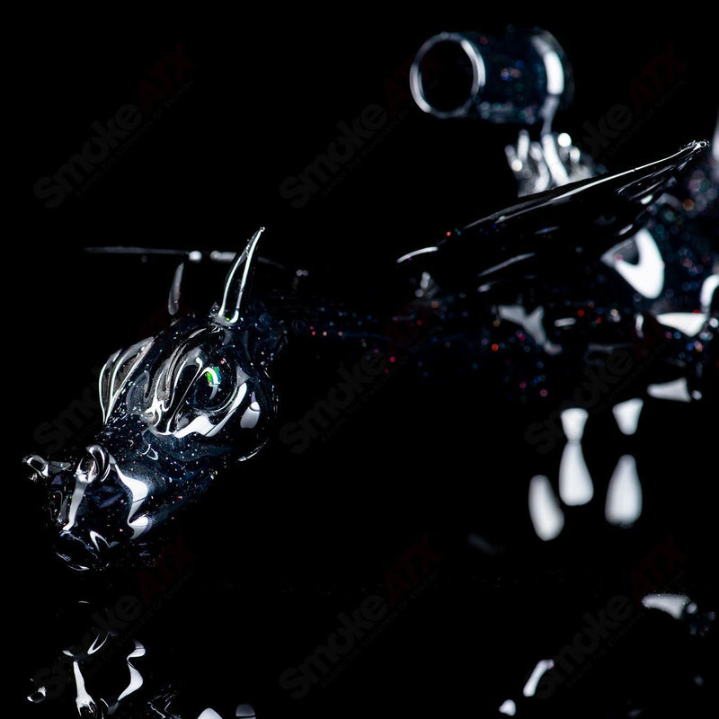 Crushed Opal Dragon Hendy Glass - Smoke ATX 