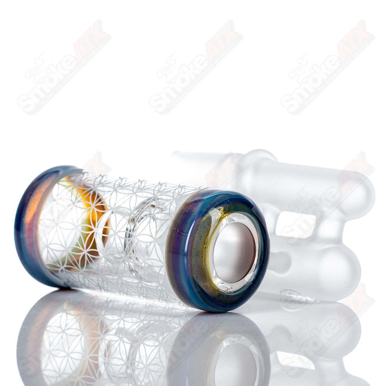 Sacred - G SOL - 45 Lace Sphere + DC Set (Shooting Star) SoL Glassworks - Smoke ATX