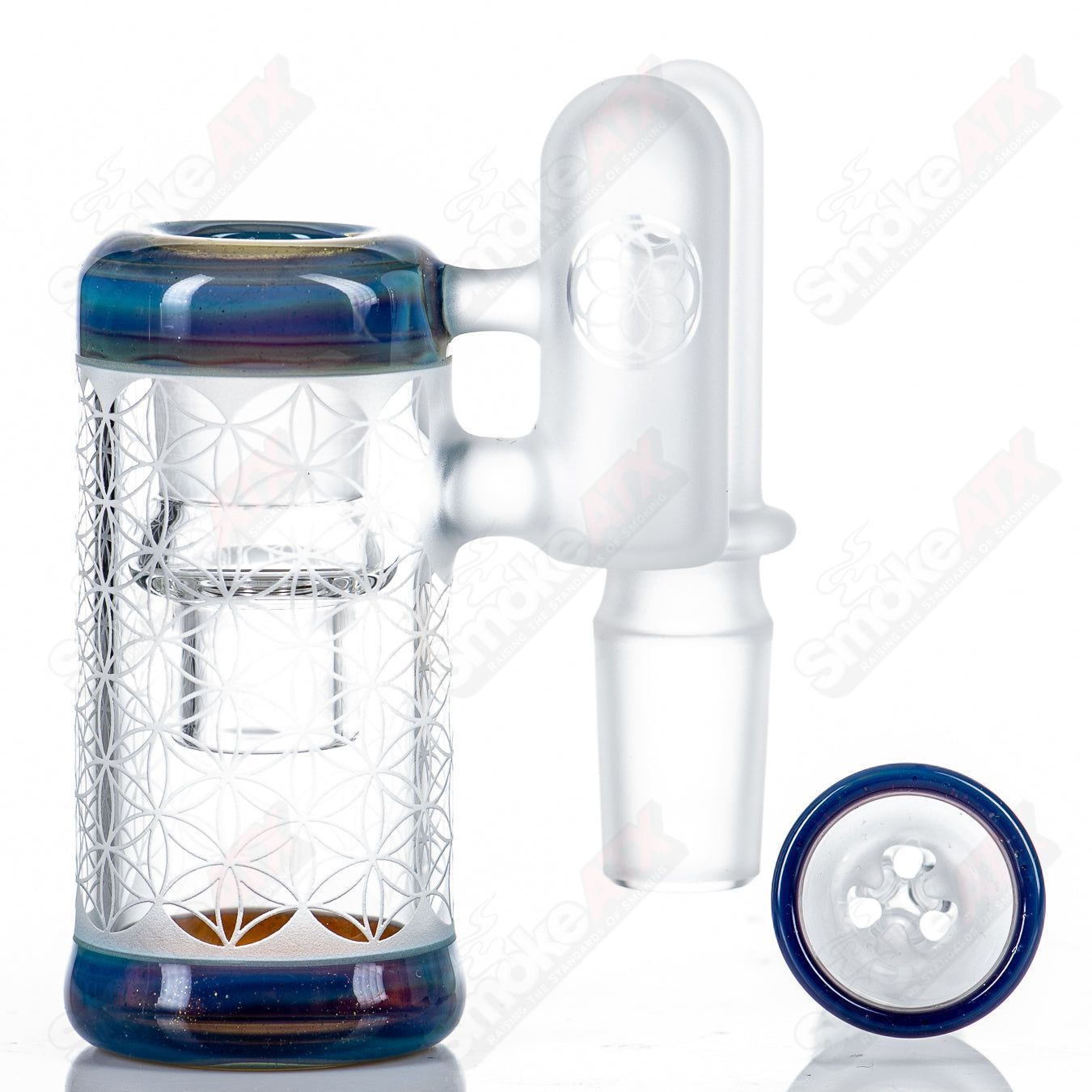 Sacred - G SOL - 45 Lace Sphere + DC Set (Shooting Star) SoL Glassworks - Smoke ATX