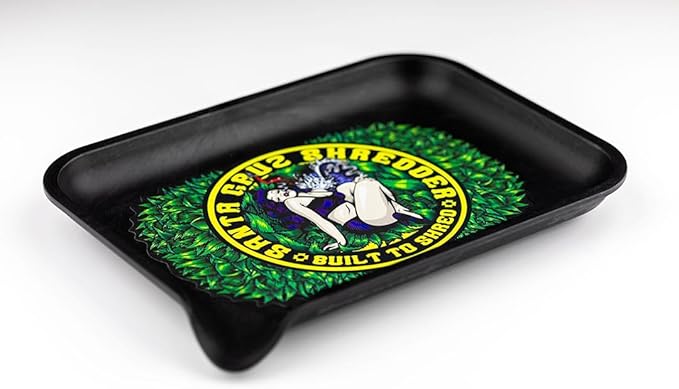Santa Cruz Shredder Built To Shred Rolling Tray - Smoke ATX