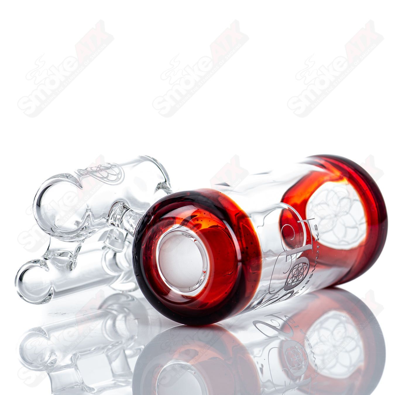 14mm (Pomegranate) Dry Catch by SOL Glassworks - Smoke ATX