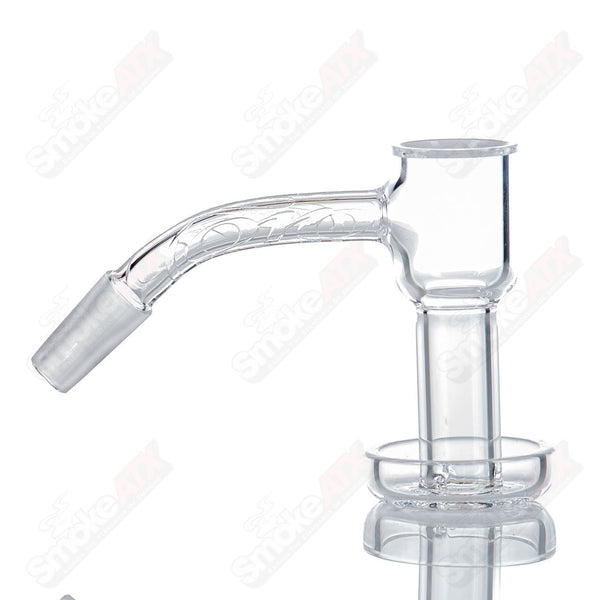 20mm 10/45 Flame Polished Terp Slurper XL by Toro Glass - Smoke ATX