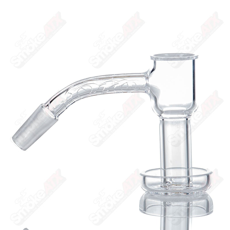 20mm 10/45 Flame Polished Terp Slurper XL by Toro Glass - Smoke ATX