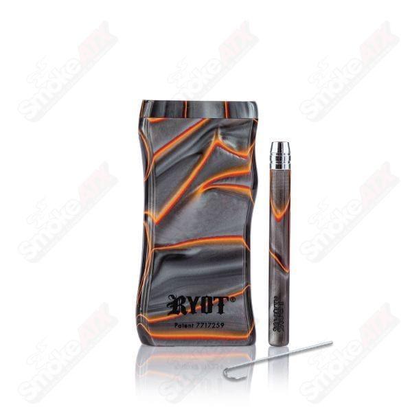 Large Red / Black Acrylic Dugout RYOT - Smoke ATX 