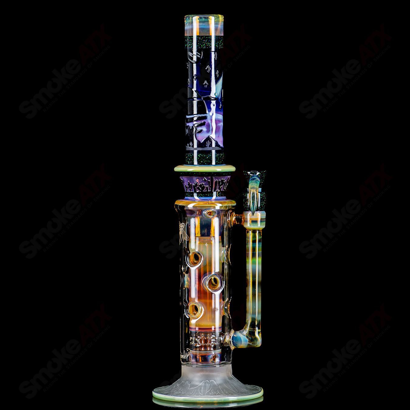 Fab In-Cycler Tube by Subliminal Glass - Smoke ATX 