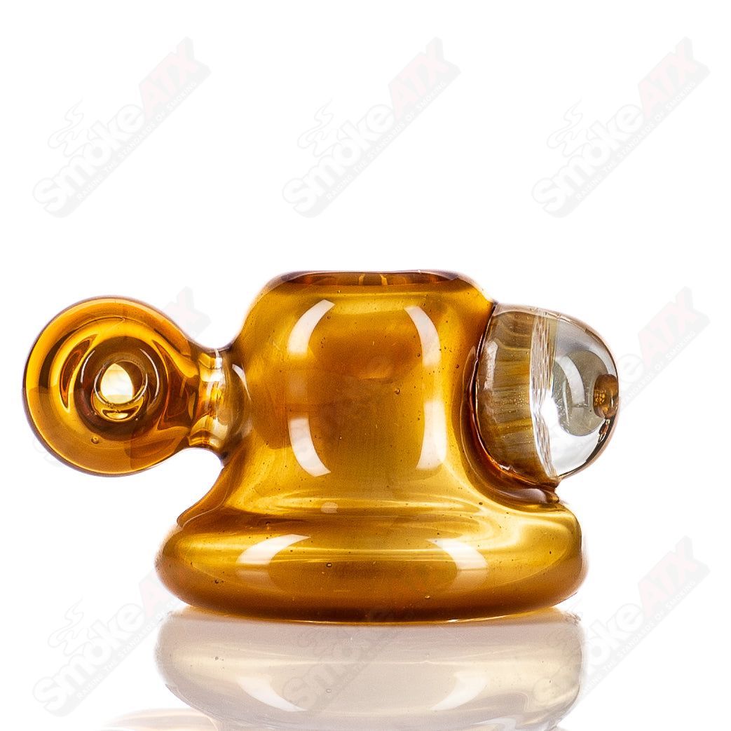 Sitting Honeycomb Dry Pipe Joe P Glass - Smoke ATX