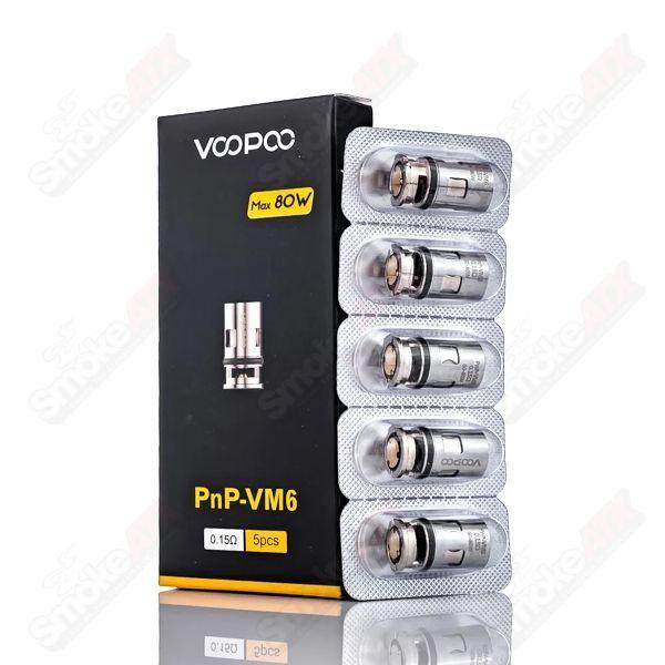 5 PCS 0.15ohm PnP-VM6 VooPoo - Smoke ATX 