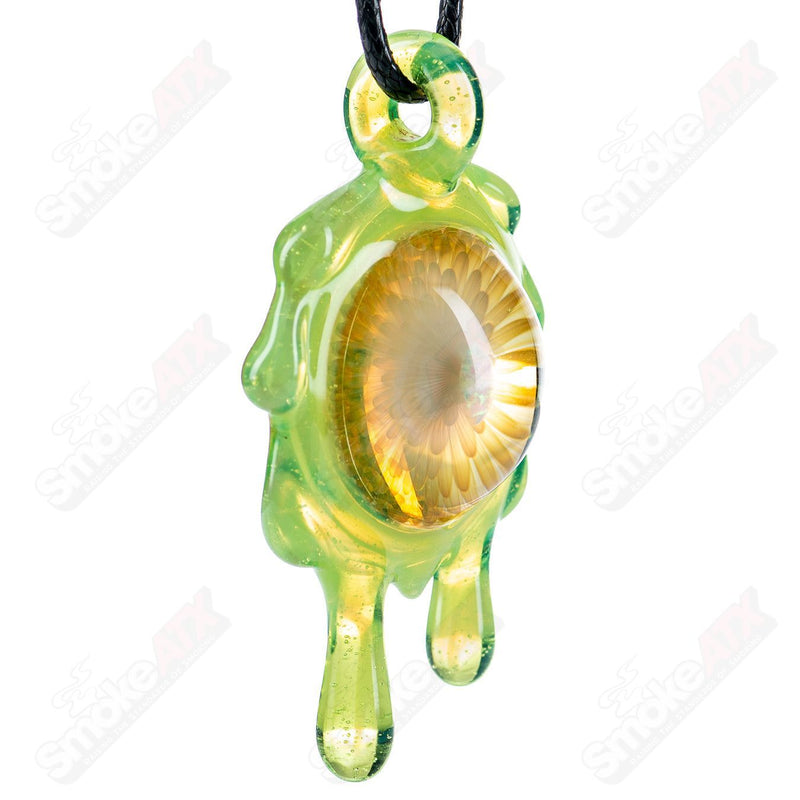 Slime Fume Opal Pendant by Daisuke Saito (Disk of Slop) - Smoke ATX