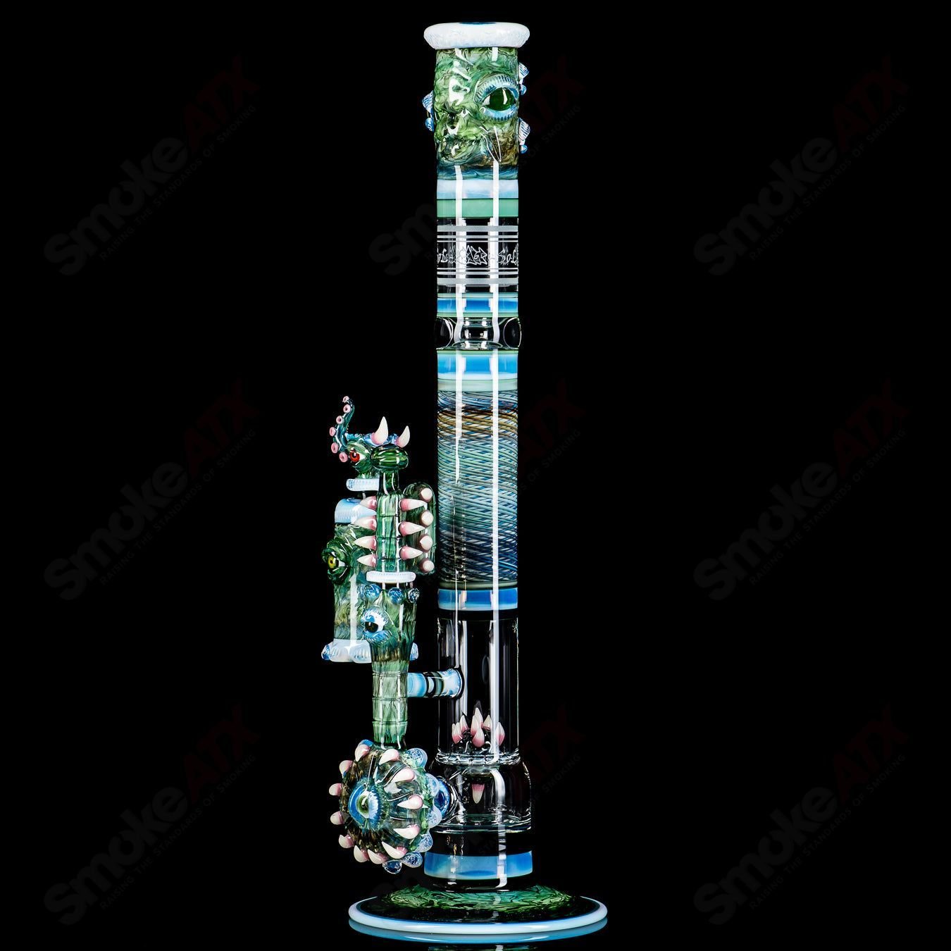 SoL - 45 Lace Sphere & Dry Catcher Set by Salt x SoL Glassworks - Smoke ATX