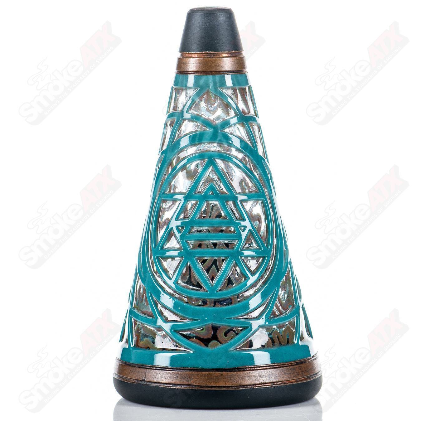 SOL Theme Mini Kuzel Tube Halliday x Ryan Fitt Glass - Smoke ATX