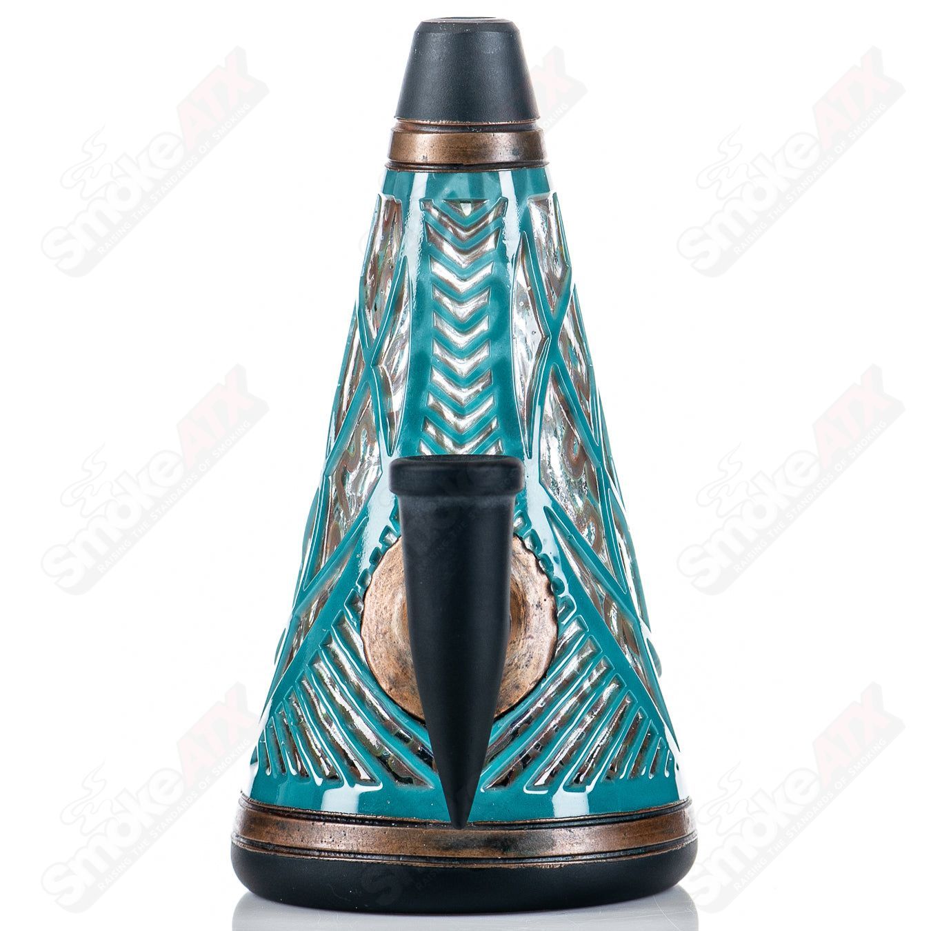 SOL Theme Mini Kuzel Tube Halliday x Ryan Fitt Glass - Smoke ATX
