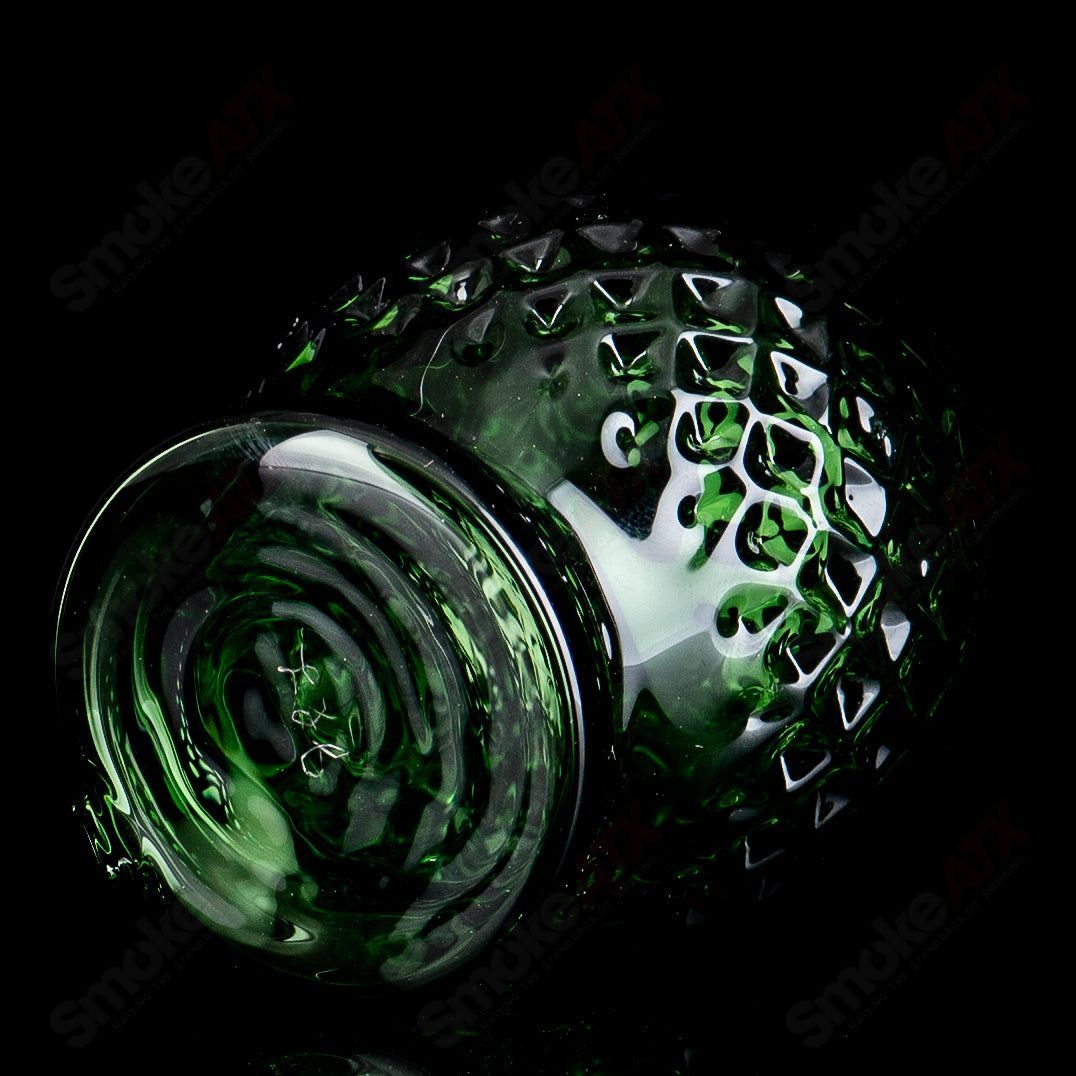 Sphere Emerald Green diamond tech Dry Puffco Top - Smoke ATX