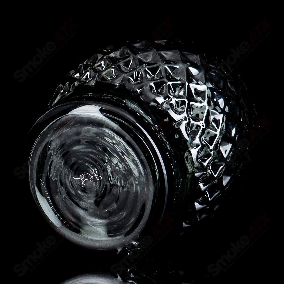 Sphere Transparent Grey Diamond tech Dry Puffco Top - Smoke ATX
