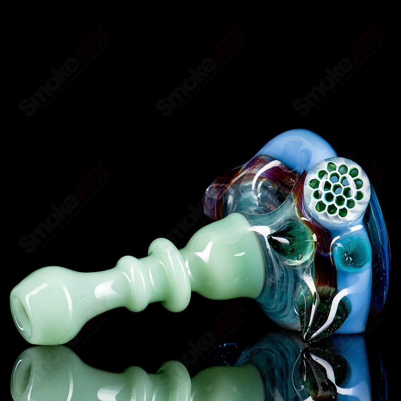 Spiked Spoon w Honeycombs JMass - Smoke ATX