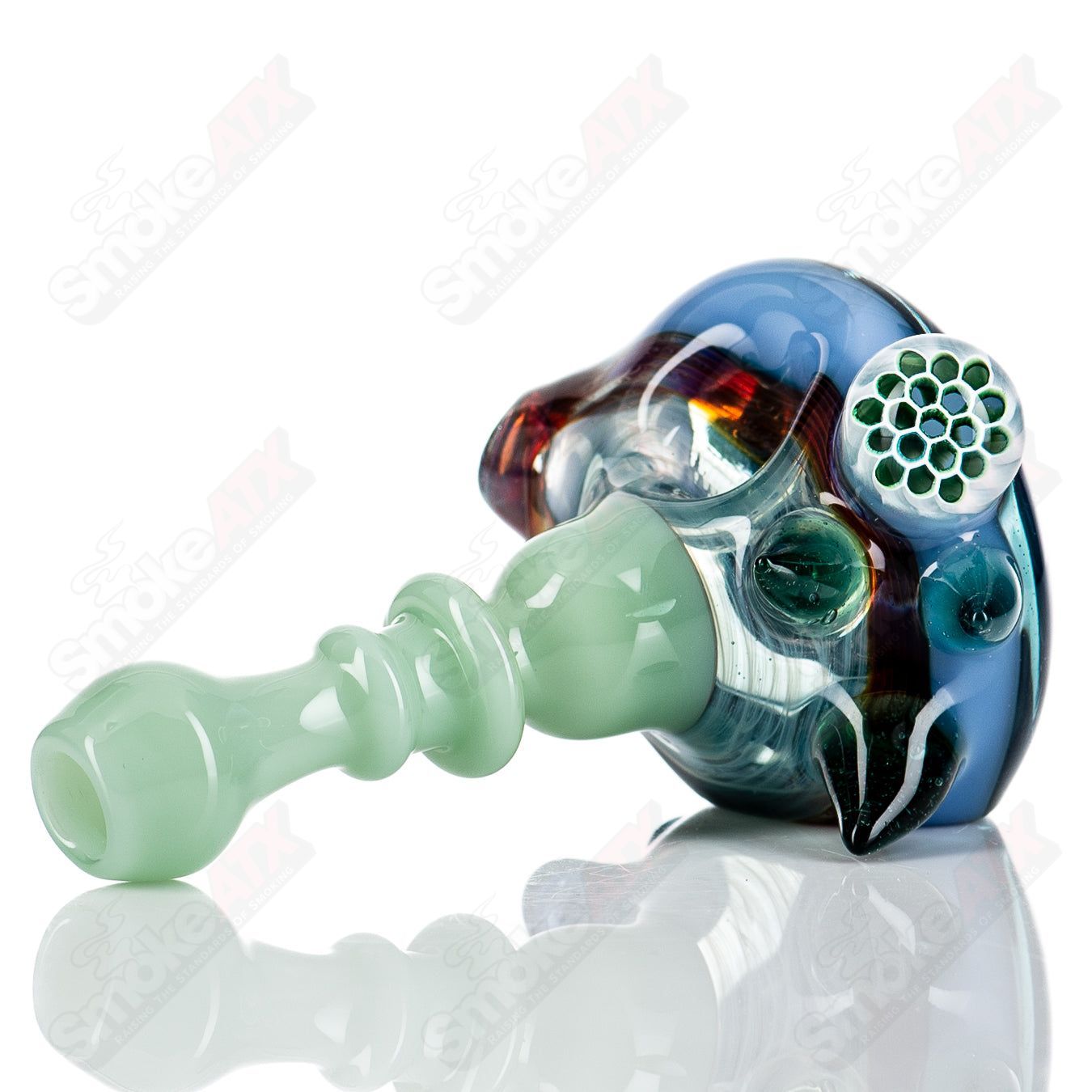 Spiked Spoon w Honeycombs JMass - Smoke ATX