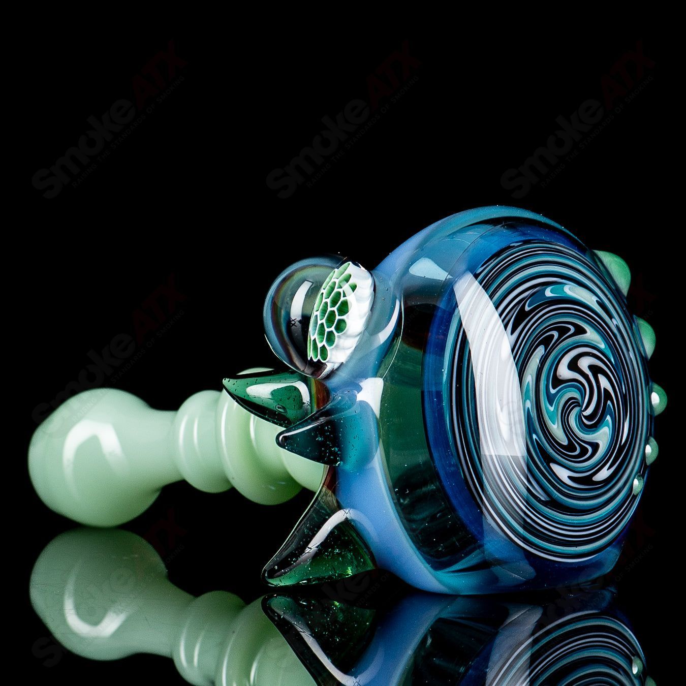 Spiked Spoon w Honeycombs JMass - Smoke ATX