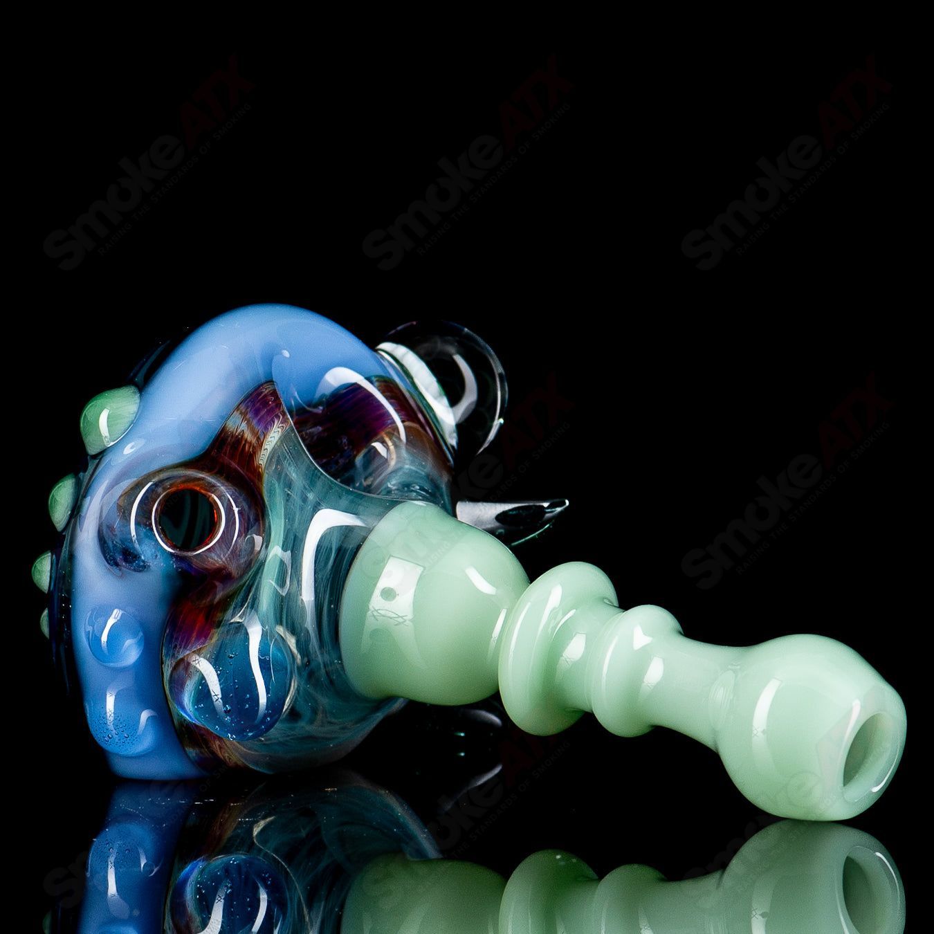 Spiked Spoon w Honeycombs JMass - Smoke ATX