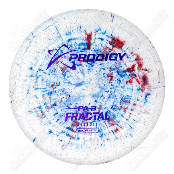 170-174g Red/Blue PA-3 Putt & Approach Disc - 300 Fractal Plastic Prodigy Disc - Smoke ATX 