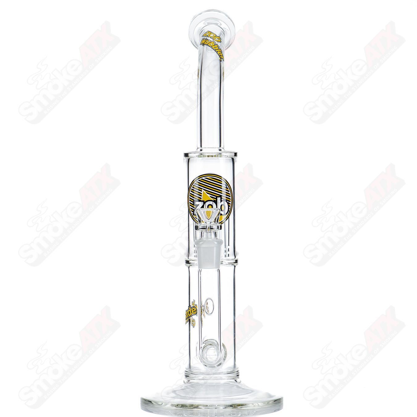 Stemless Diffused 8 Arm Wubbler (Yellow/Black) ZOB - Smoke ATX