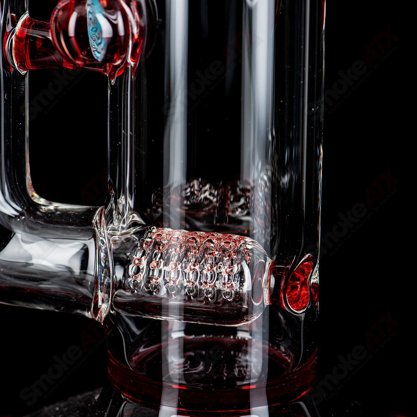 Light Red Elvis Full Accent Jumbo Biahop UpGrid stem-line w/ patchwork Millie by Sovereignty