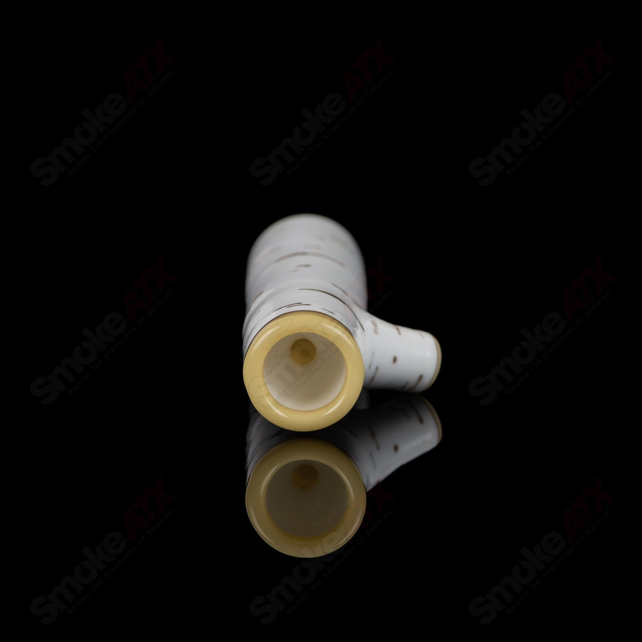 Stubby Birch Chillum Foster Glass - Smoke ATX