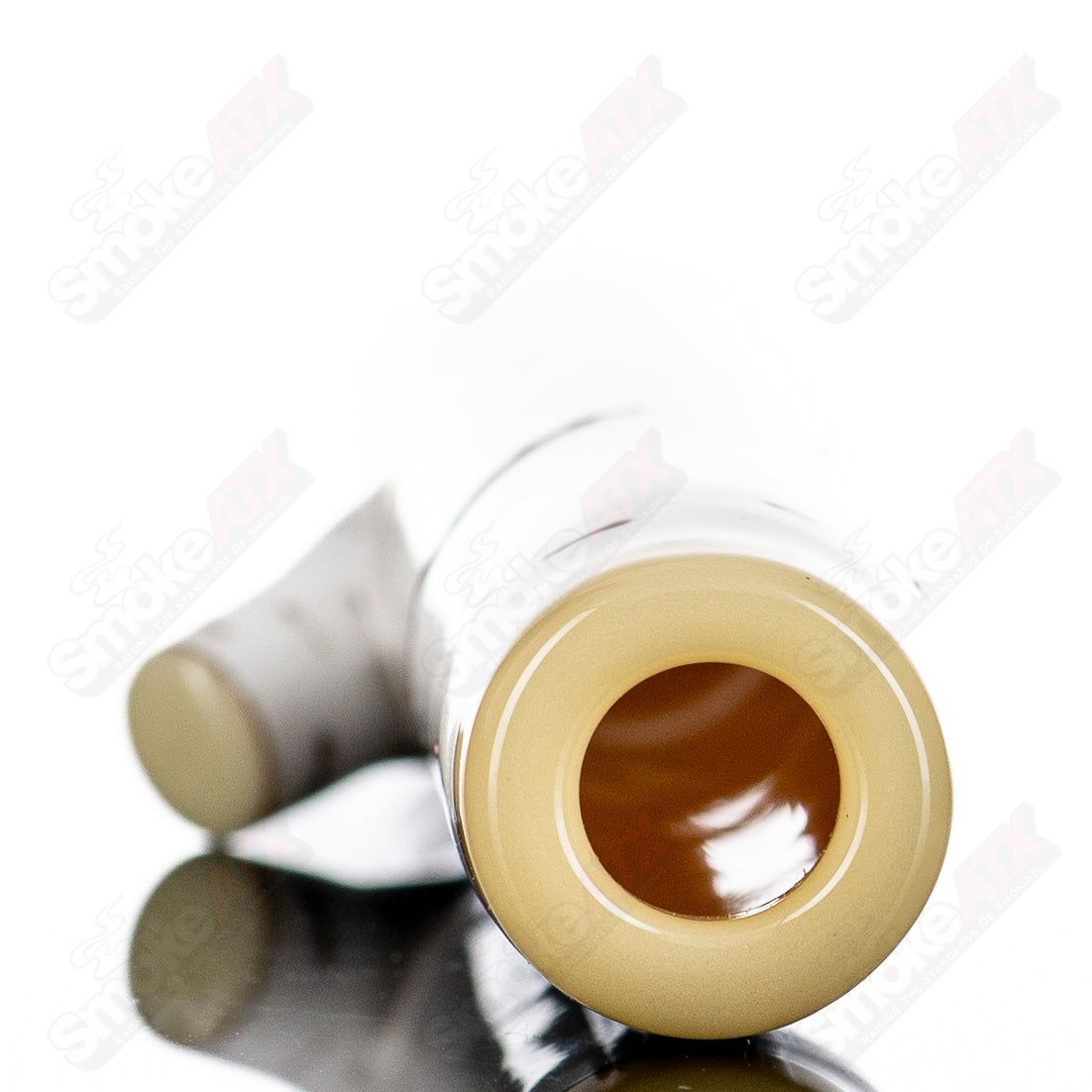 Stubby Birch Chillum Foster Glass - Smoke ATX