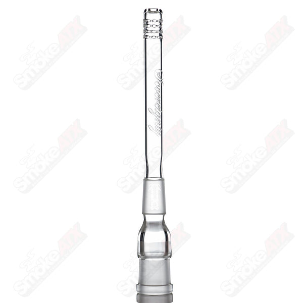 18/18mm 6"  Gridded Downstem Sovereignty Glass - Smoke ATX